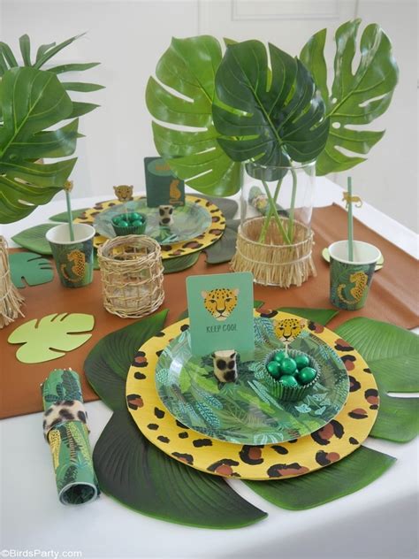 Jungle Party Ideas and DIY Decor - Party Ideas | Party Printables Blog