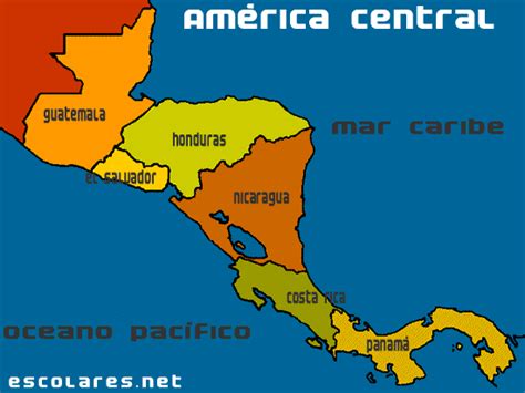 Mapa América Central - Mapa Região