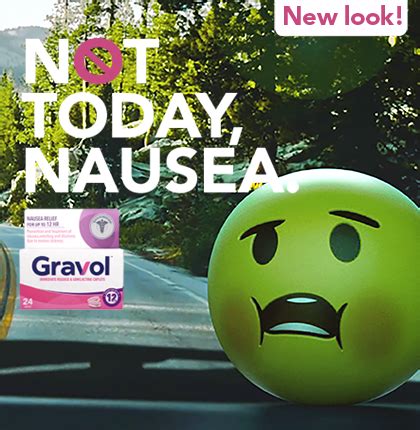 Fast, Effective Nausea Relief I GRAVOL™