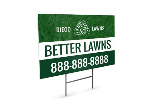 Lawn Care Yard Signs - GeminiSigns Lawn Care Yard Signs