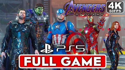 AVENGERS ENDGAME PS5 Gameplay Walkthrough Part 1 FULL GAME [4K 60FPS ...