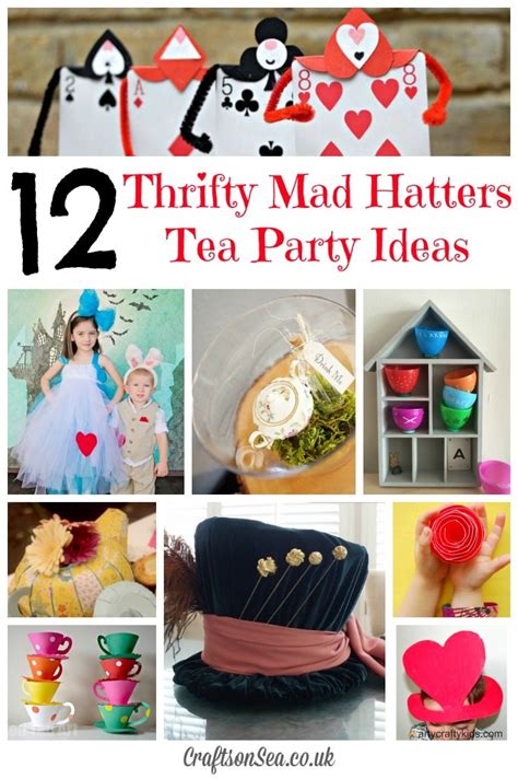 Thrifty Mad Hatters Tea Party Ideas - Crafts on Sea