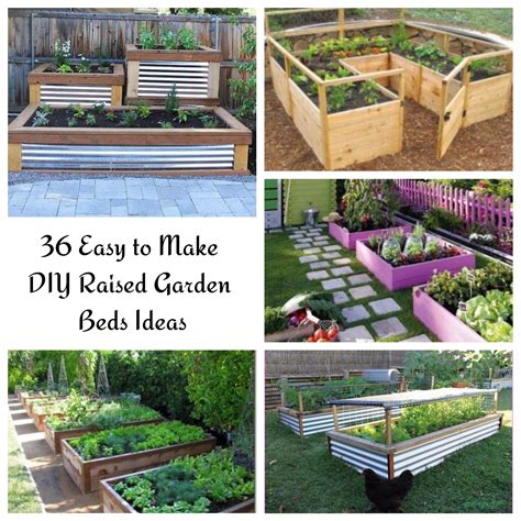 How To Make Diy Raised Garden Beds