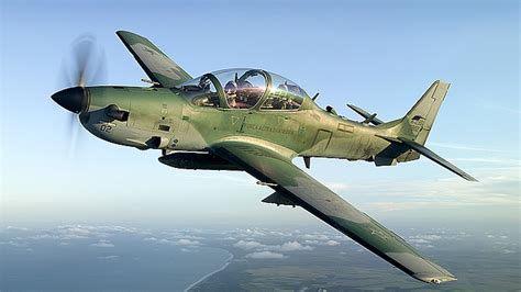 A-29 Super Tucano turboprop aircraft uses FLIR Systems advanced imaging systems under U.S. Air ...