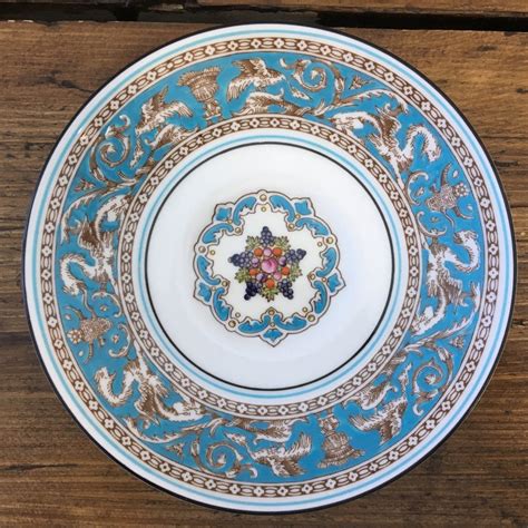 Wedgwood "Florentine (Turquoise W2714)" Tea Saucer – MrPottery