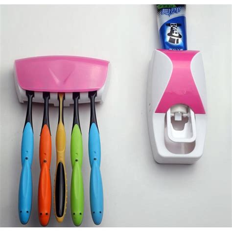 Toothpaste Dispenser with Toothbrush Holder | Shopee Philippines