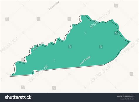 2,418 Kentucky Shape Images, Stock Photos & Vectors | Shutterstock