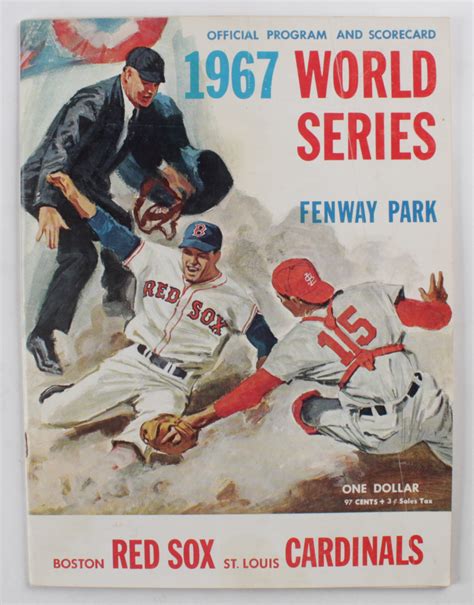 1967 World Series Official Program & Score Card | Barnebys