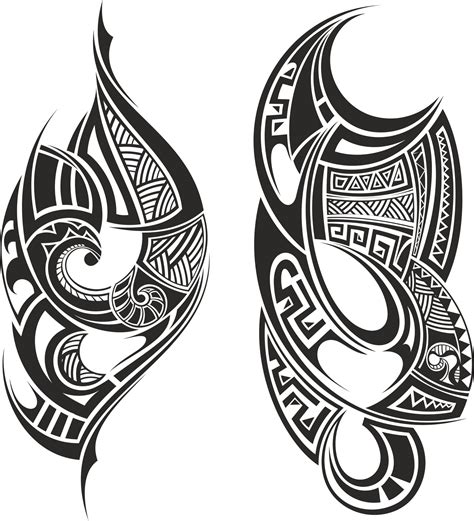 Tribal Tattoo Free Vector Coreldraw File | Tribal tattoos, Polynesian tattoo, Tattoos