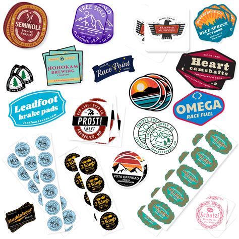 Free Samples of Custom Outdoor Stickers - Comgraphx