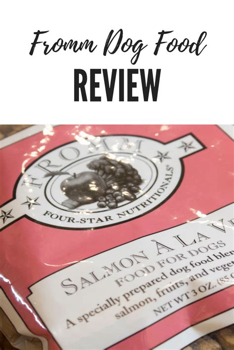 Fromm Dog Food Review: Artisan Dog Food or Completely Unhealthy | Dog food reviews, Dog food ...