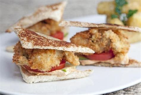 Fried Oyster Sandwich With Cajun Cream Cheese | Recipe | Summer ...