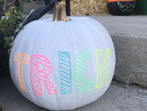 Our No-Carve, Glow-in-the-Dark Halloween Pumpkins