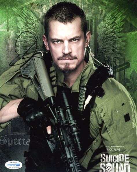 Joel Kinnaman Suicide Squad Signed Autograph 8x10 Photo ACOA | Outlaw ...