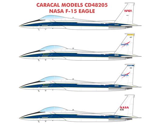 Caracal Models CD48205 - NASA F-15 Eagle