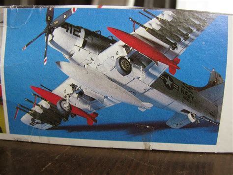 Antiques Texas City: A-1H Skyraider model airplane kit 1/48 1980 ...