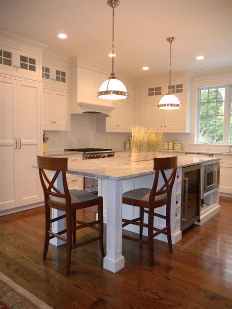 Island Seating for Two | Kitchen island with seating, Kitchen island furniture, Transitional ...