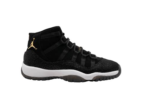 Jordan Air 11 Retro Premium GS Black Metallic Gold-White for Sale ...