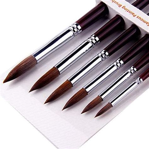 Amazon.com: Artist Paint Brushes-Superior Sable Watercolour Brushes ...