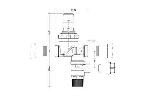 Santon - Cold Water Combination Valve 95605897 - Specialists in plumbing & heating spares