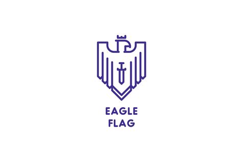 Eagle Flag Logo | Creative Logo Templates ~ Creative Market