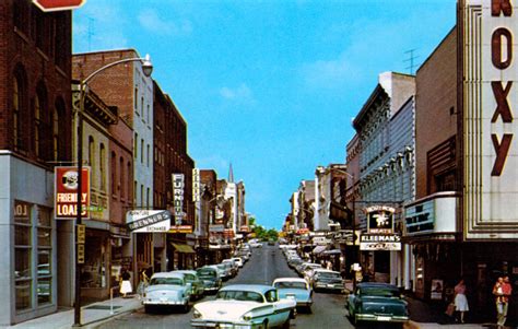 Franklin Street in Clarksville, Tennessee 1957 Chrysler