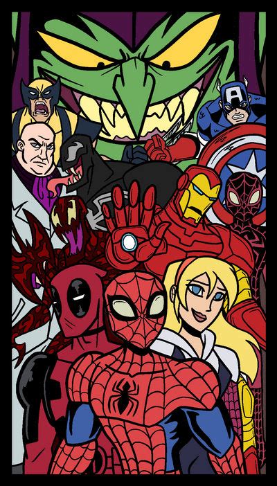 The Spectacular Spider-Man Season 3 (colored) by MelSpyRose on DeviantArt