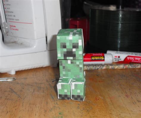 The Papercraft Creeper From Minecraft | Creeper minecraft, Paper crafts ...