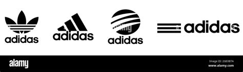 Adidas blanco y negro Imágenes vectoriales de stock - Alamy