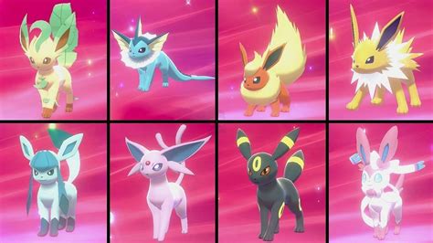 All Eevee Evolutions Names