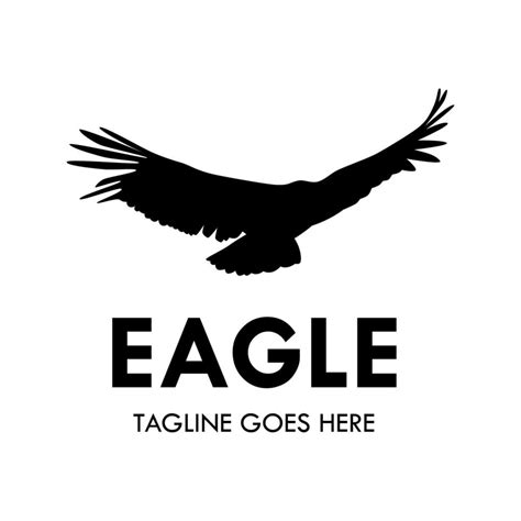 Eagle logo in white background. Free vector 40731627 Vector Art at Vecteezy