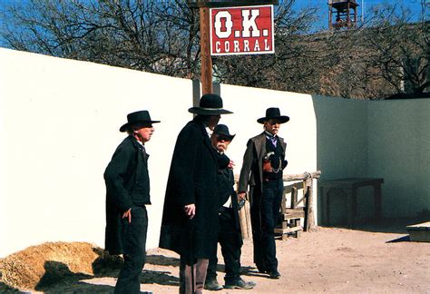 Re-enactor shot at a 'shoot out' at the OK Corral!