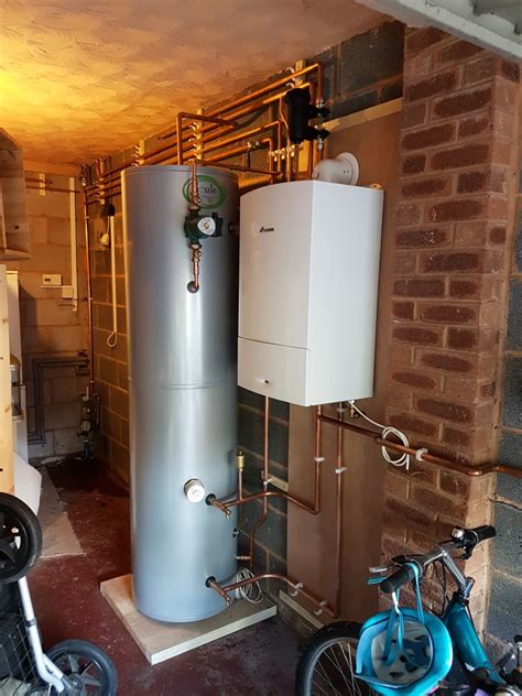 Central heating boiler & unvented cylinder - N-Gas Heating Solutions