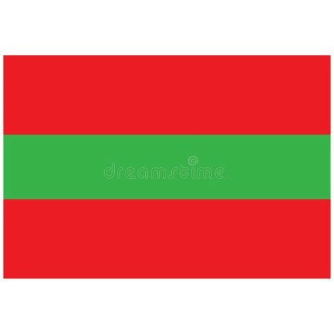 National Flag of Transnistria - Flat Color Icon. Stock Vector ...