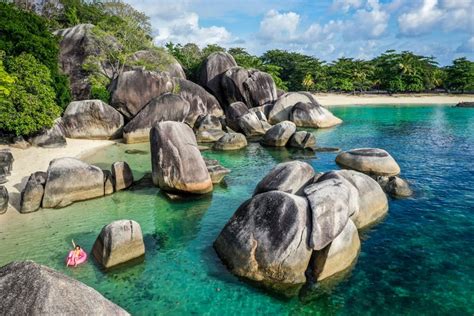 Tanjung Tinggi Beach In Belitung, Indonesia