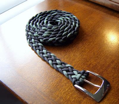 Stormdrane's Blog: 6 Strand Flat Braid Paracord Belt