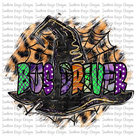 Bus Driver Halloween Png Commercial Use Bus Driver Png - Etsy