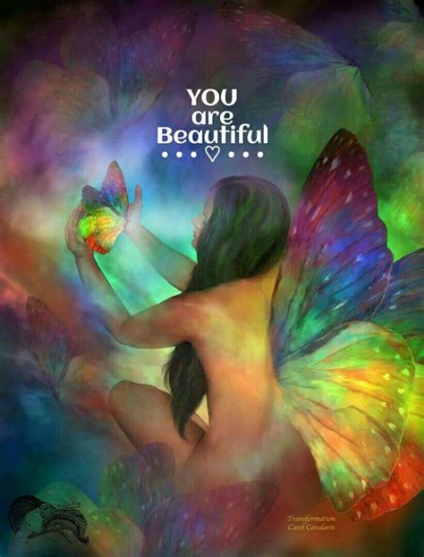 YOU are Beautiful ༺♡༻ [Fabulous art of Carol Cavalaris, Transformation] Fairy Magic, Fairy Angel ...