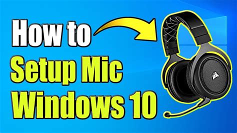 How to Setup Microphone on Windows 10 & Test Mic! (Easy Method) - YouTube