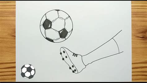 How To Draw Someone Kicking A Soccer Ball