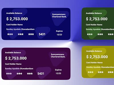 Credit Card Sample by SUNDAY AYODELE on Dribbble