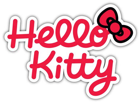 Hello Kitty Slogan Cartoon Sticker Bumper Decal - ''SIZES'' | eBay