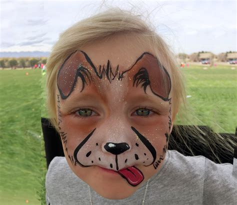 Easy Dog Face Painting Ideas