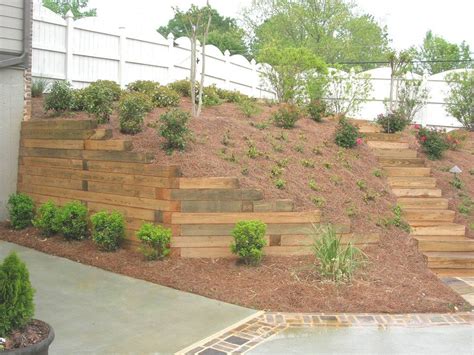 Landscape Timber Retaining Wall Ideas