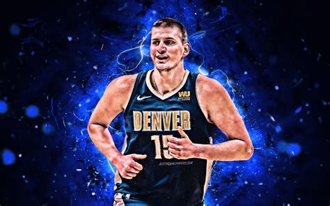 Download wallpapers Nikola Jokic, abstract art, basketball stars, NBA, Denver Nuggets, Jokic ...