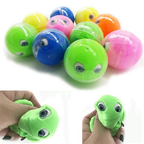 Halloween Eyeball Colours Mixing Cloud Slime Putty Scented Stress Kids Clay Toy-in Gags ...