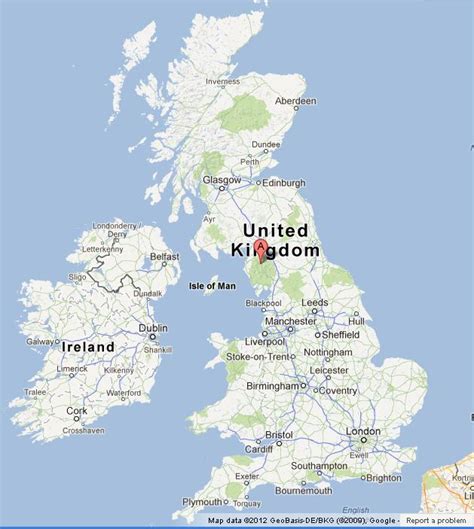 Lake District on UK Map