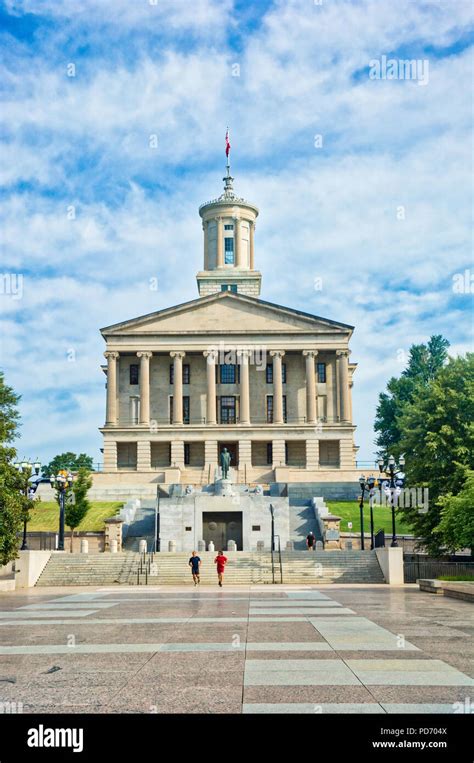 The Tennessee State Capitol Building, Nashville, Tennessee, USA Stock ...