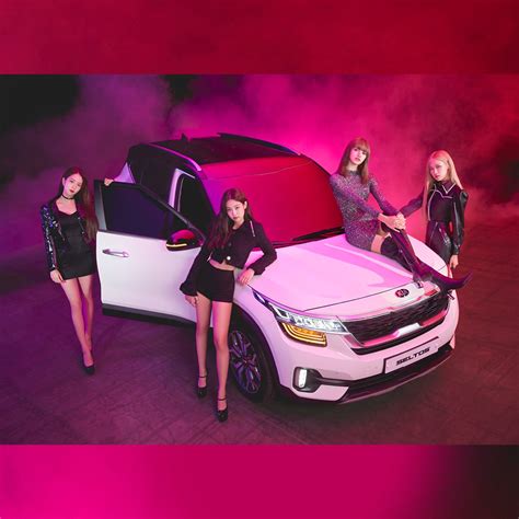 See New BLACKPINK Photos for KIA SUV Car SELTOS