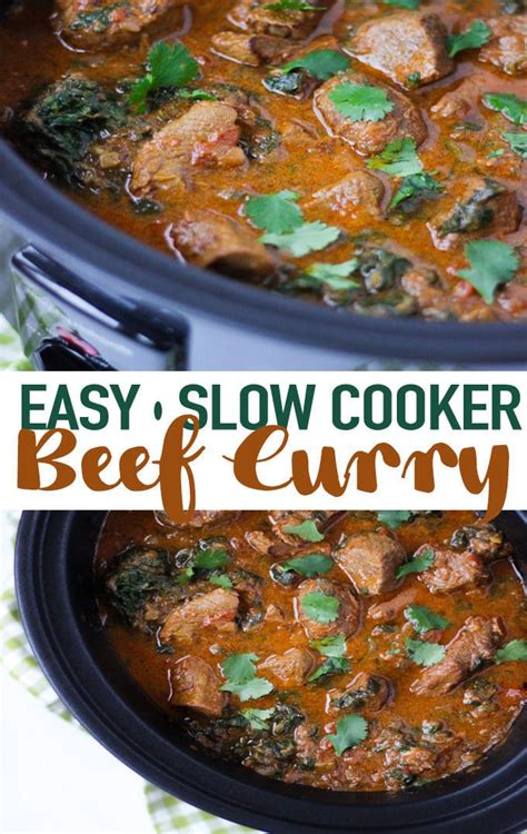 Slow Cooker Beef Curry Recipe - Easy, Delicious & Healthy